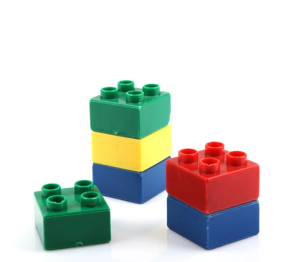 プラスチック ビルディング ブロック - 画像 — ストック写真