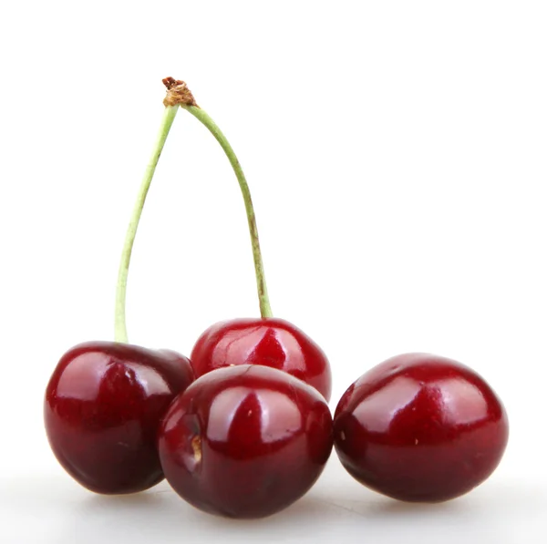 Cherry on a white background - color image — Stock Photo, Image