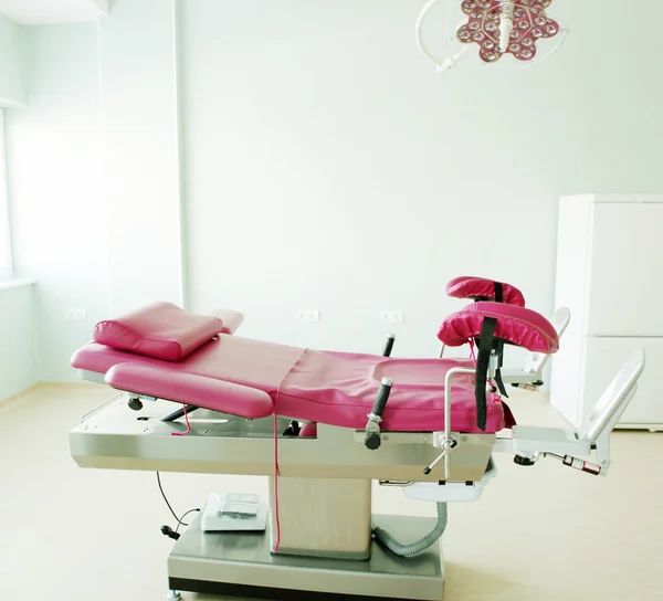 Gynecological chair in gynecological room — Stock Photo, Image