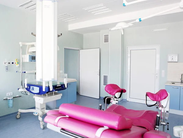 Gynecological chair in gynecological room — Stock Photo, Image