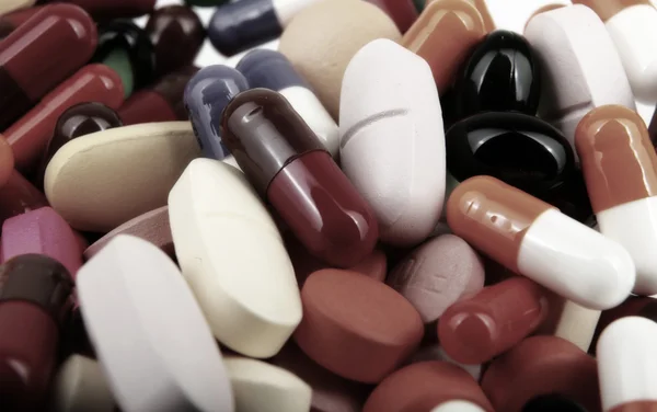 Geneeskunde pillen - kleurenafbeelding — Stockfoto