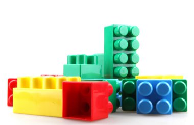 plastik yapı taşları - renkli görüntü