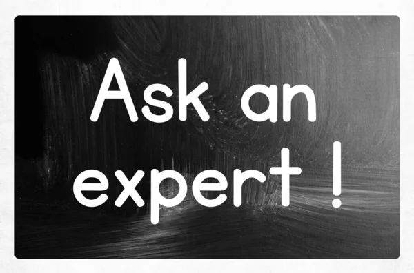 Ask Expert Concept — Stock Photo, Image