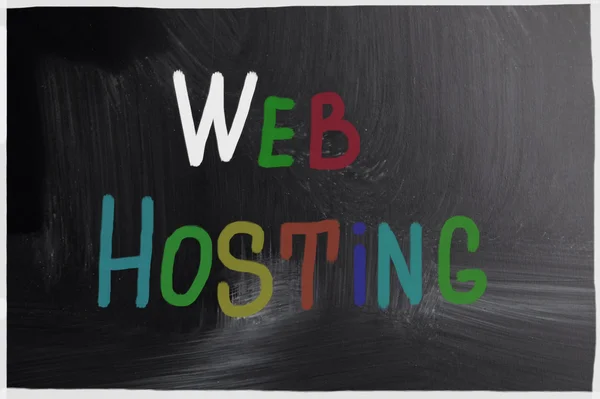 Concetto di Web hosting — Foto Stock