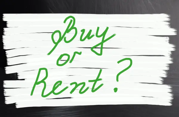 Buy or rent? — Stock Photo, Image