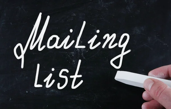 Mailing list — Stock Photo, Image