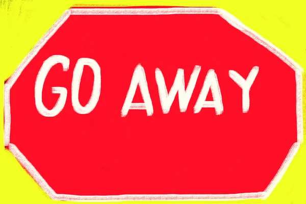 Go away concept — Stock Photo, Image