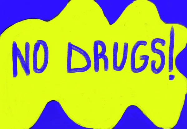 Nessun concetto di droga — Foto Stock