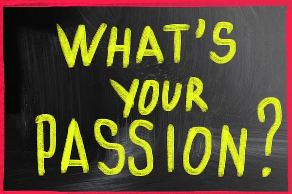 Qual è la tua passione ? — Foto Stock