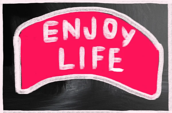 Enjoy life concept — Stock Photo, Image