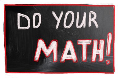 Matematik ödevini yapmak!