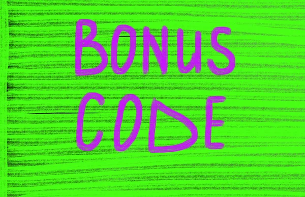 Бонус-код — стоковое фото