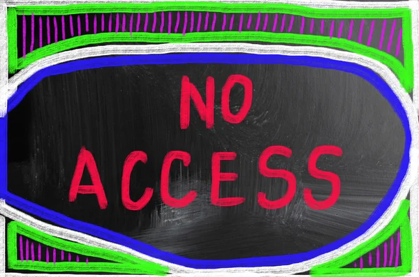 No access concept — Stock Photo, Image