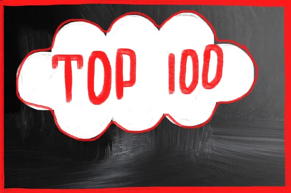 Top 100 concept — Stock Photo, Image