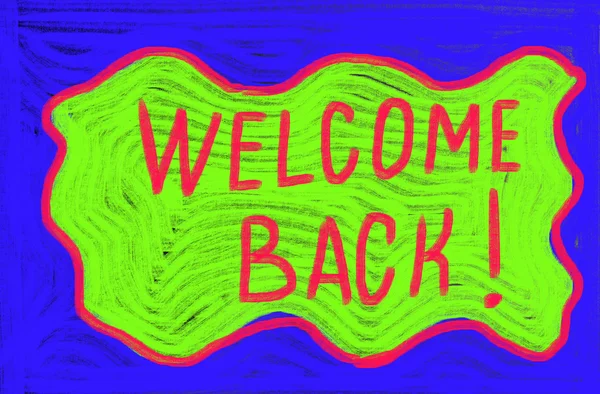Welcome back concept — Stock Photo, Image