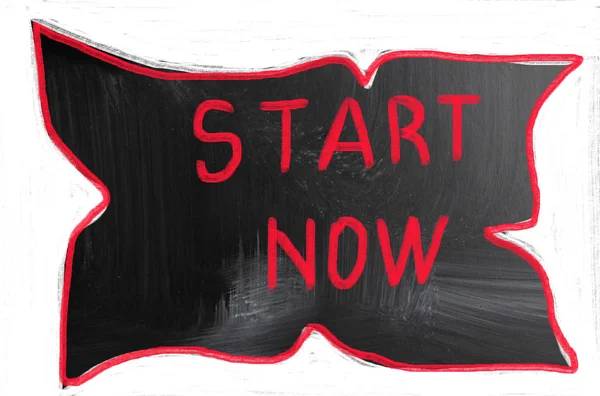 Start now concept — Stock Photo, Image