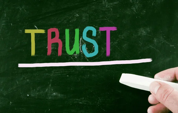 Güven kavramı — Stok fotoğraf