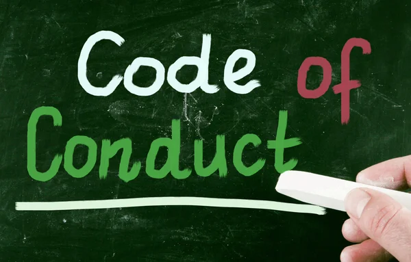 Código de conduta — Fotografia de Stock