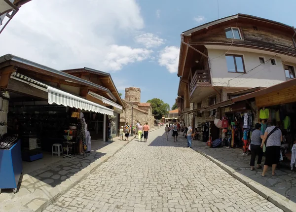 Nessebar Bulgaria Giugno Gente Visita Città Vecchia Giugno 2014 Nessebar — Foto Stock