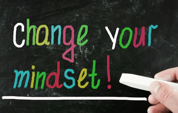 Change your mindset concept — Stock Photo, Image