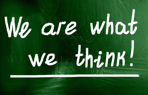 Είμαστε αυτό που νομίζουμε.! — Φωτογραφία Αρχείου