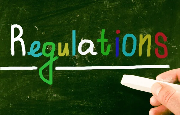 Regulations concept — Stock Photo, Image