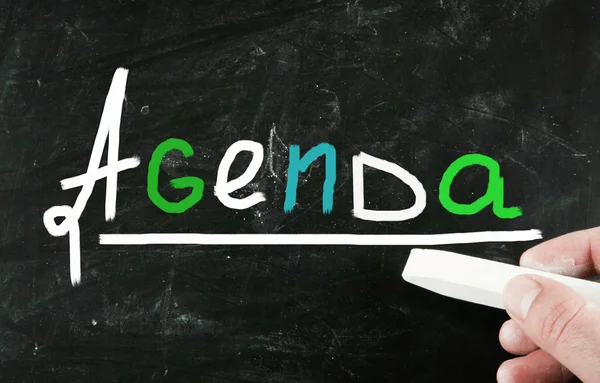 Concepto de agenda — Foto de Stock