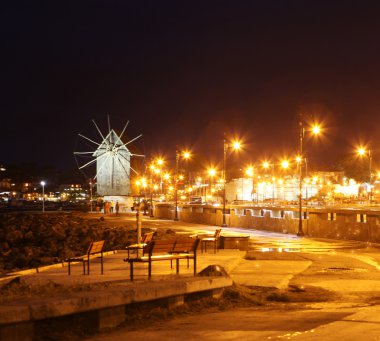 Nessebar, Bulgaristan - 18 Haziran: nessebar geceleri, 18 Haziran 2014. Nessebar 1956 yılında müze kent, unesco tarafından Arkeoloji ve mimari rezervasyon olarak ilan edildi.