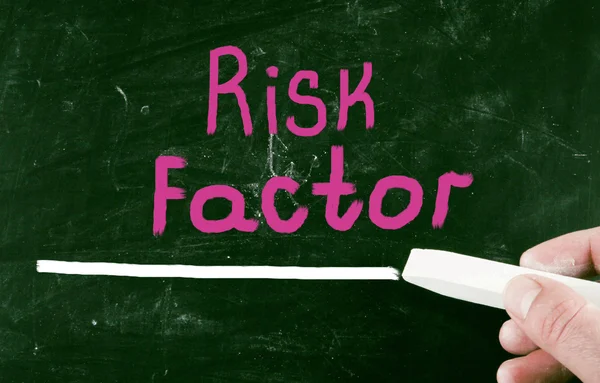 Risicofactor concept — Stockfoto