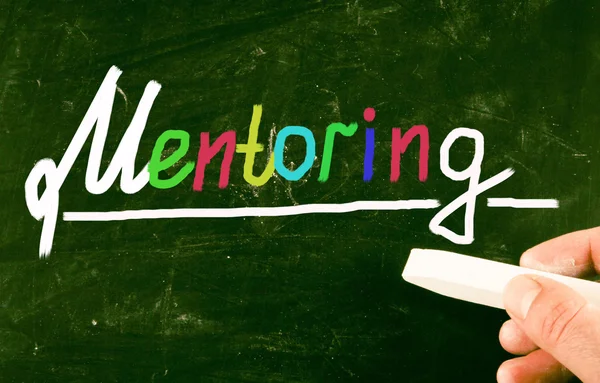 Concetto di mentoring — Foto Stock