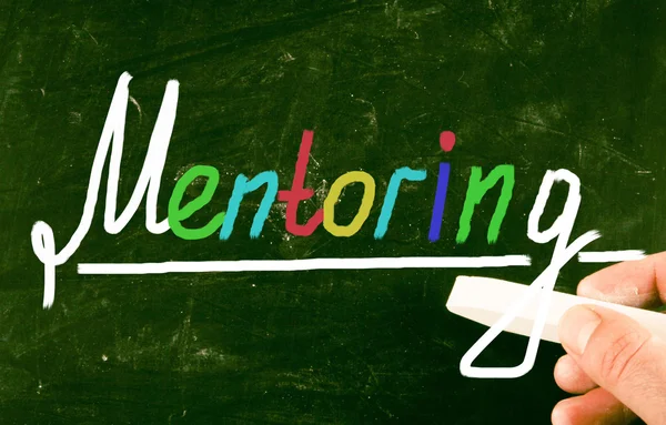 Concetto di mentoring — Foto Stock