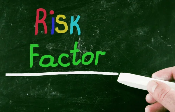 Conceito do fator de risco — Fotografia de Stock