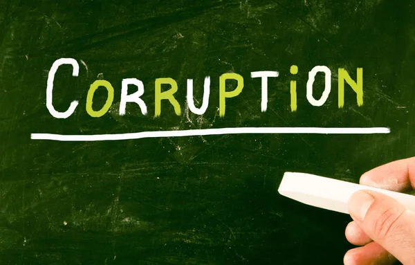 Concepto de corrupción —  Fotos de Stock