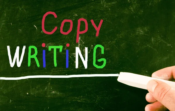 Copiar concepto de escritura — Foto de Stock