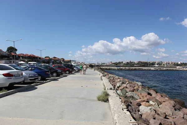 Nesebar Bulgária Agosto Pessoas Visitam Cidade Velha Agosto 2014 Nesebar — Fotografia de Stock