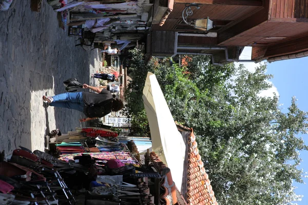 Nesebar Bulgaria Agosto Gente Visita Casco Antiguo Agosto 2014 Nesebar — Foto de Stock