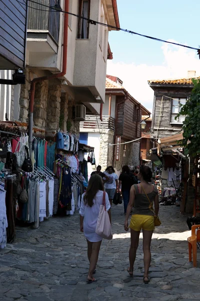 Nesebar Bulgaria August People Visit Old Town August 2014 Nesebar — Stock Photo, Image