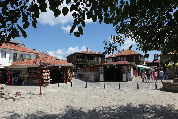 Nesebar Bulgária Agosto Pessoas Visitam Cidade Velha Agosto 2014 Nesebar — Fotografia de Stock