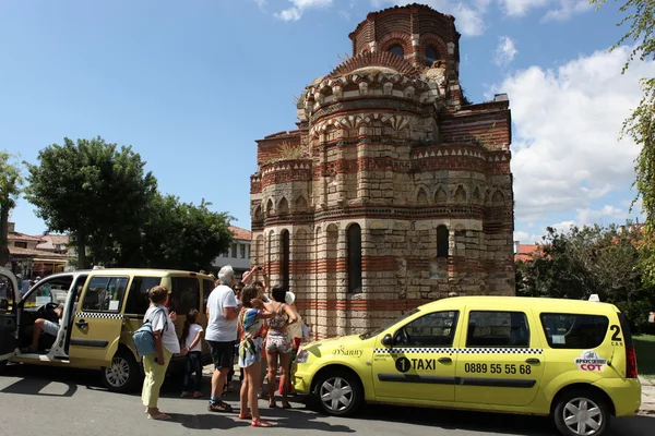 Nesebar Bulgarie Août Les Gens Visitent Vieille Ville Août 2014 — Photo