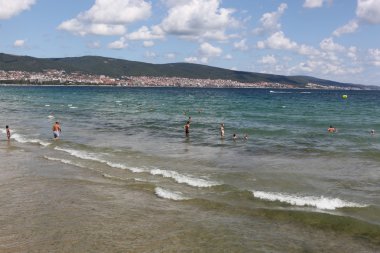 Sunny beach, Bulgaristan - Ağustos 29: Ağustos 29, sunny beach ziyaret 2014. Sunny beach Bulgaristan'ın en büyük ve en popüler sahil sahil beldesidir.