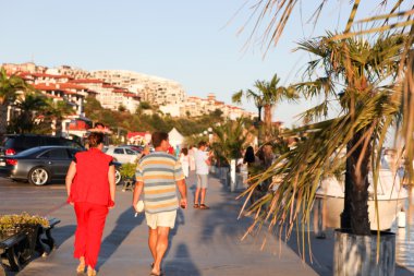 Sveti vlas - Ağustos 29: yachtport marina dinevi, Ağustos 29, 2014. nesebar Belediyesi, Burgaz ili şehir ve sahil resort Karadeniz Sahil Bulgaristan, Sveti vlas olduğunu.
