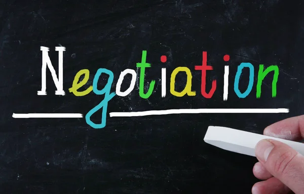 Negotiation concept — Stock Photo, Image