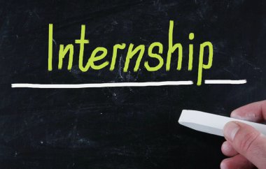 internship concept clipart