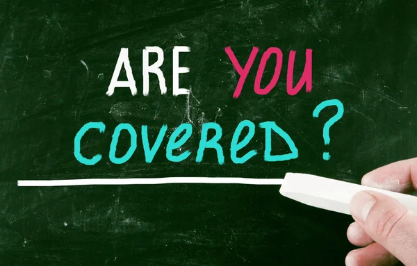 Are you covered? — Stock Photo, Image