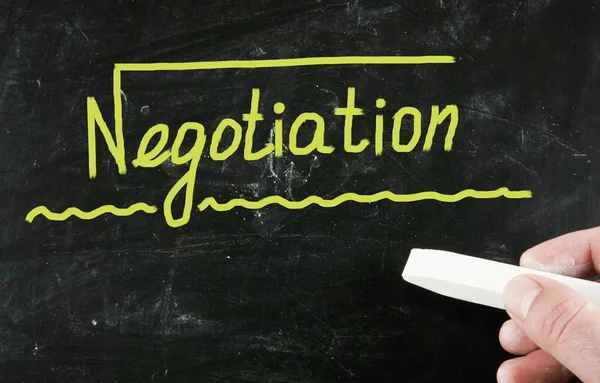 Negotiation concept — Stock Photo, Image