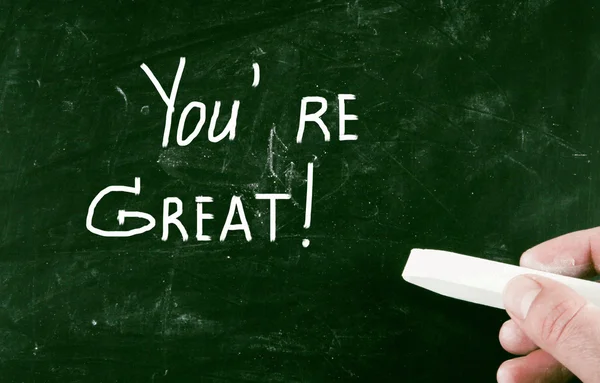 You're great! — Stock Photo, Image