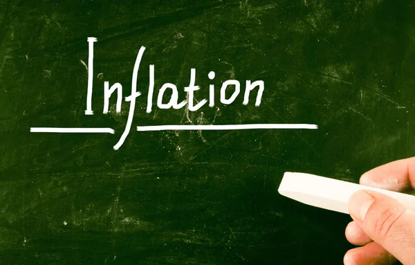 Pojęcie inflacji — Zdjęcie stockowe