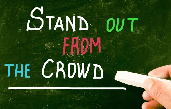 Stand out from the crowd — Stock Photo, Image