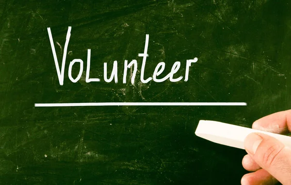 Koncepcja wolontariuszy — Zdjęcie stockowe