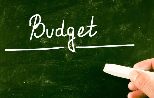 Budgetkoncept — Stockfoto